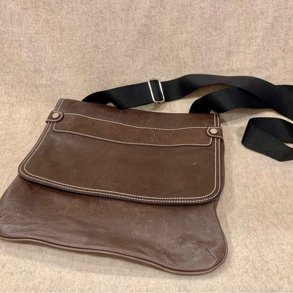 Unbranded Other - 💝💝💝Brown Leather Flap Messenger Crossbody Shoulder Flap Bag